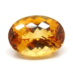 CITRINO AMARELO AAA NATURAL OVAL 28.11CT